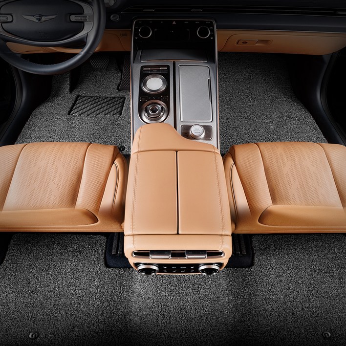 메이튼 확장형 차량용 코일 매트 1열  2열, 티볼리티볼리아머 15년19년6월, 그레이