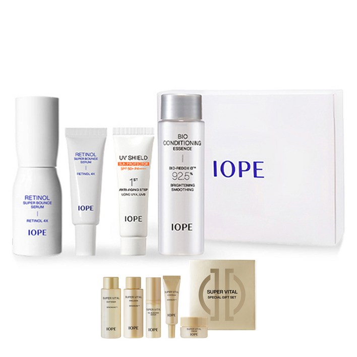 아이오페 레티놀 슈퍼 바운스 세럼 30ml 기획세트 슈퍼바이탈 견본 5종, 1개