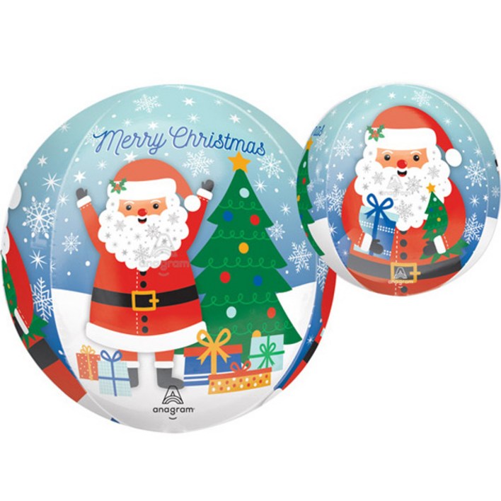 오브 스노우 크리스마스 산타 은박풍선