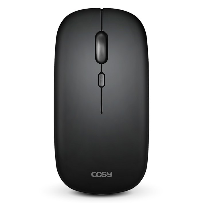 코시 블루투스 C타입 충전식 무소음 마우스 M4130BT, M4130BT, 블랙