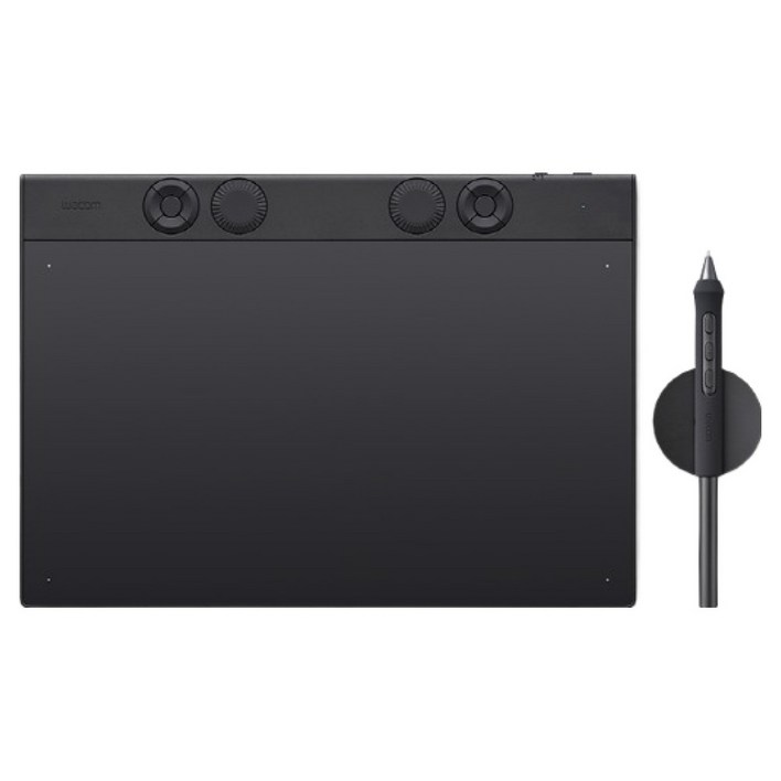 와콤 인튜어스 프로 타블렛 중형  펜 세트 PTK670, PTK670, 블랙