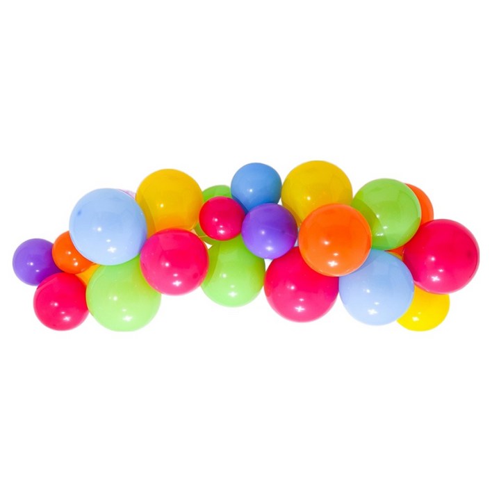 파티쇼 파티풍선 가랜드 세트, 레인보우, 1세트