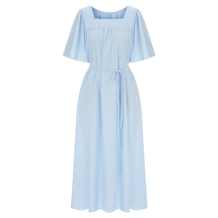 쿨링스퀘어넥스트링롱원피스 I5BIOP050