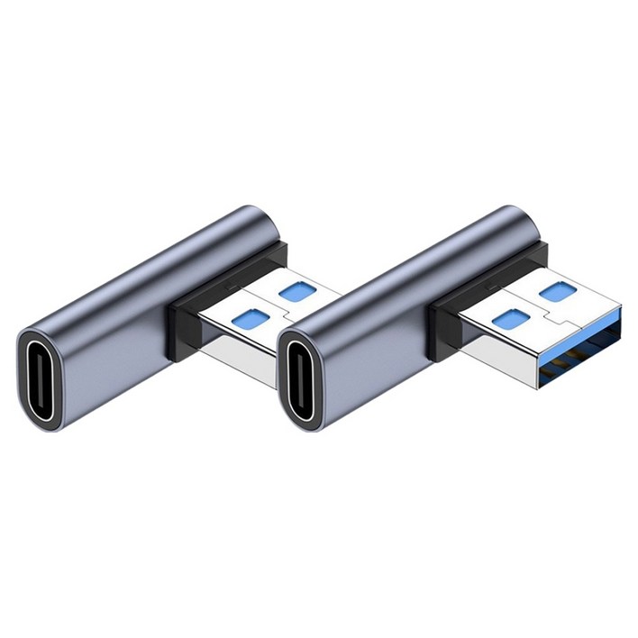 컴스 USB C to A타입 OTG 꺾임 젠더 CP068