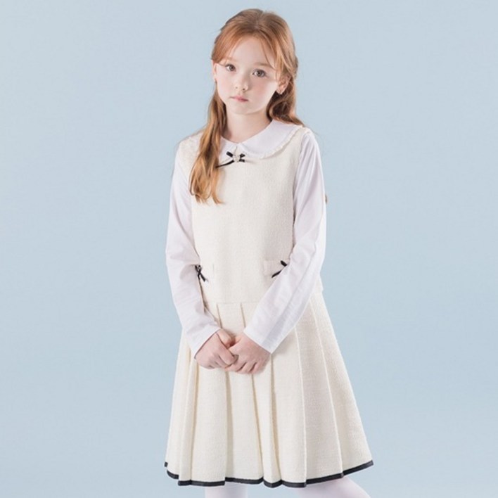 아이러브제이 루넬 트위드 민소매 원피스