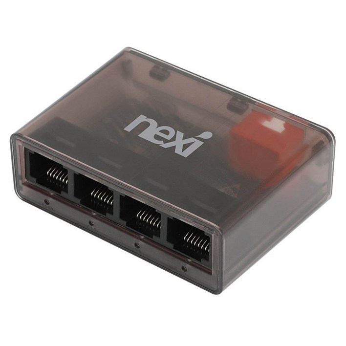 넥시 5포트 기가비트 스위칭허브 반투명, 1개, NXSG1005M