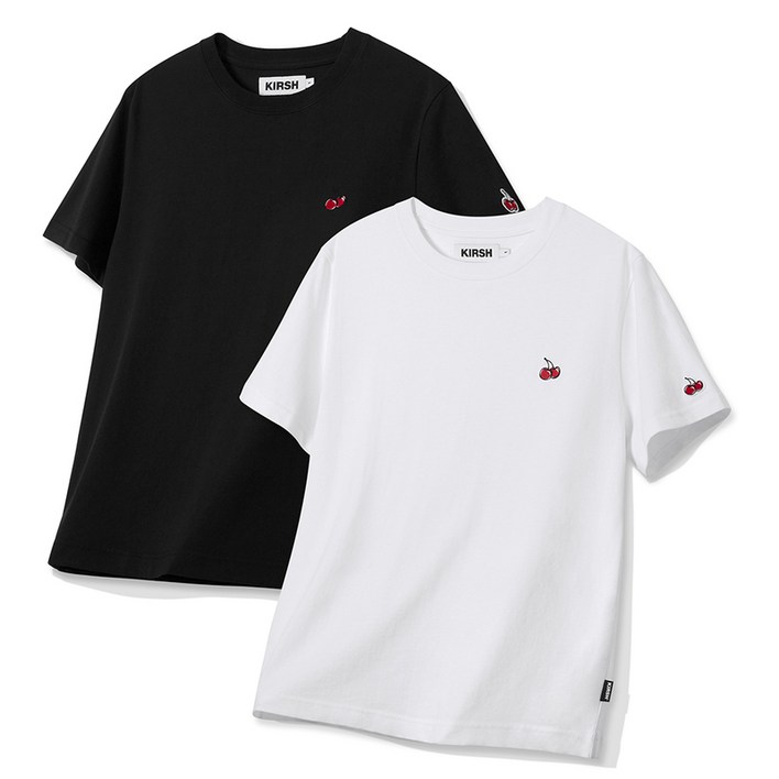 키르시 여성용 SMALL CHERRY STANDARD 티셔츠 2p 키르시 여성용 SMALL CHERRY STANDARD 티셔츠 2p