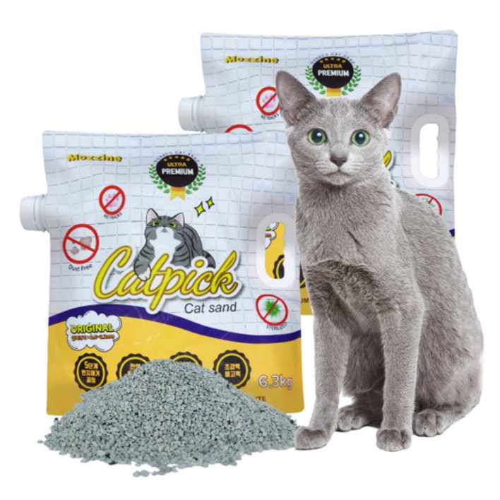 모찌네 응고형 캣픽 프리미엄 벤토나이트 오리지널 고양이 모래 12.6kg, 1개, 12.6kg 29,900