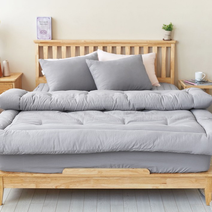 류금숙 모던 호텔 차렵이불베개커버누비 매트리스커버침대패드 세트