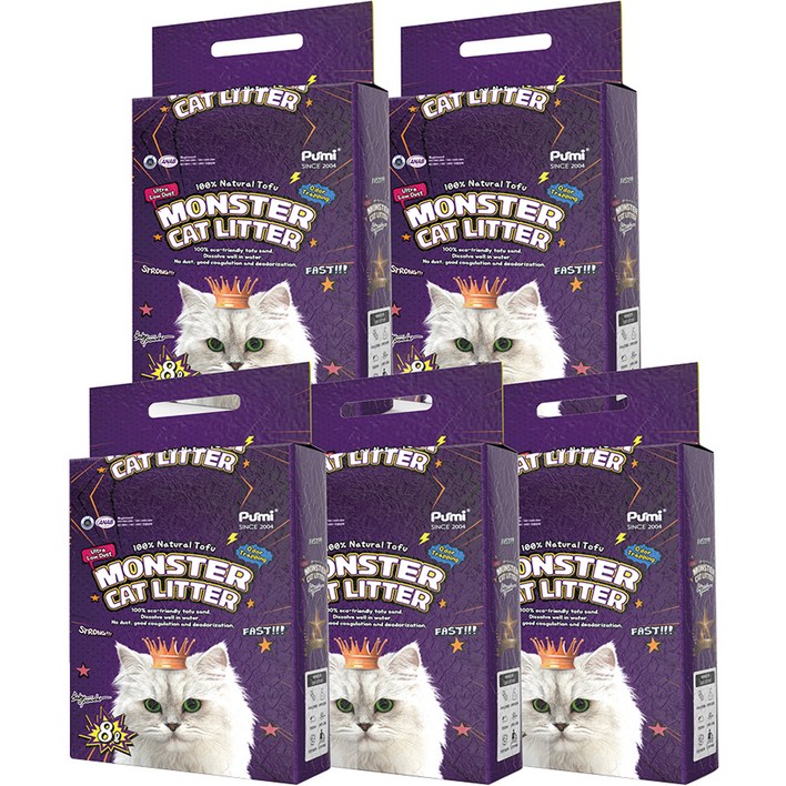 푸르미 몬스터캣리터 응고형 고양이 두부모래