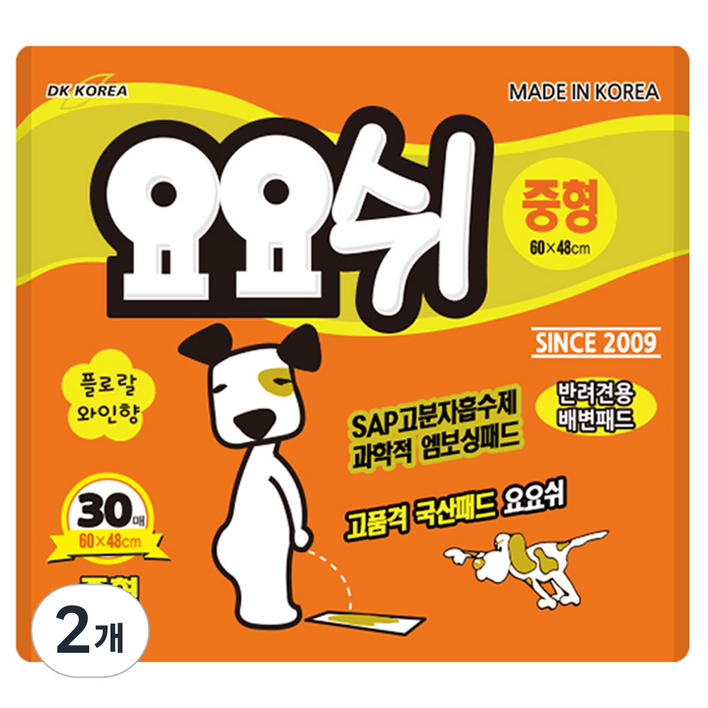 요요쉬 애견 배변패드 아카시아향
