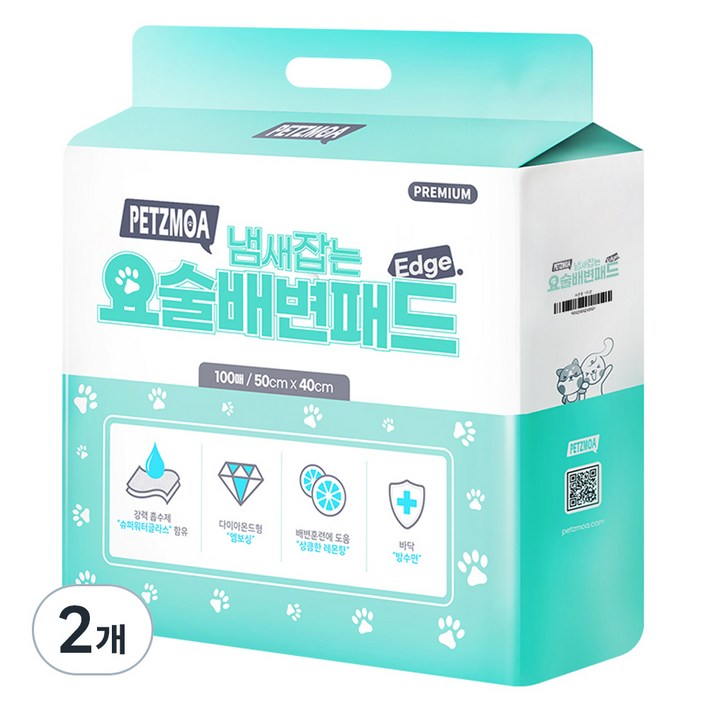 페츠모아 냄새잡는 요술 배변패드 프리미엄 엣지 레몬향