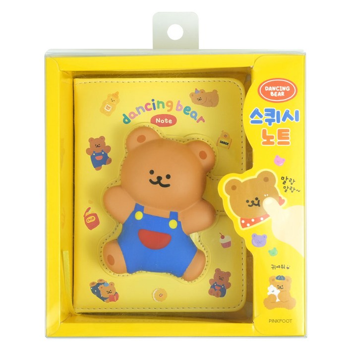 핑크풋 12000 댄싱베어 스퀴시 노트 핑크풋 12000 댄싱베어 스퀴시 노트