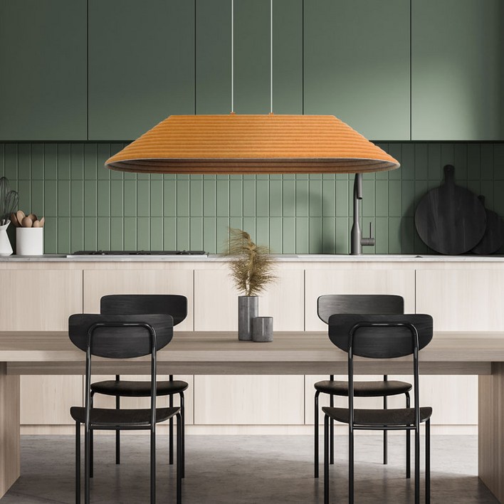 PABLO 멜리빙 DS 파블로 케이드 소자 펜던트 식탁등 LED15W + 삼색변환 리모컨 플리커로우 세트, 브라운 + 그레이