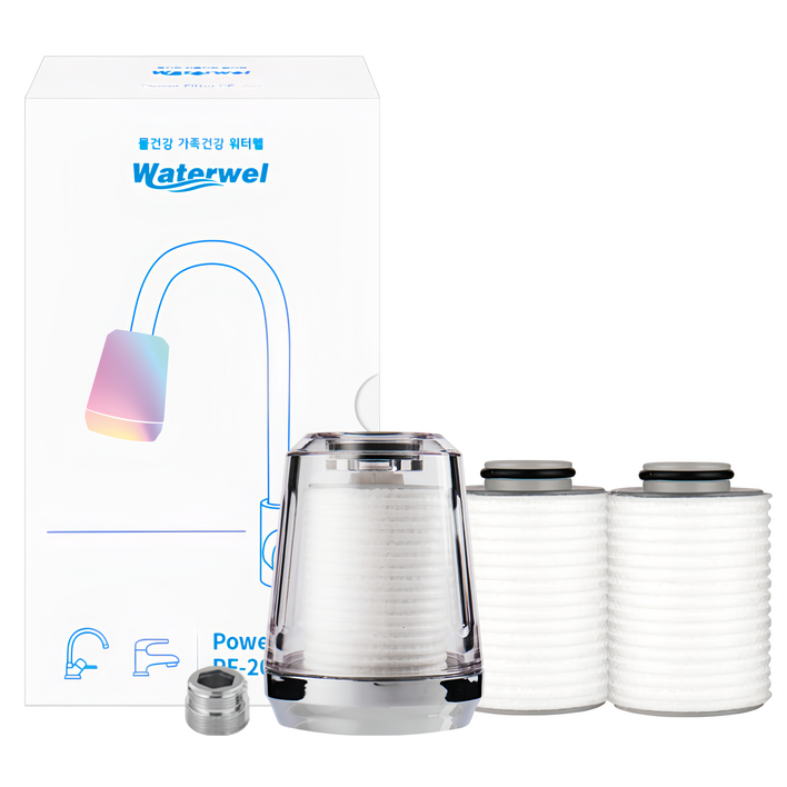 워터웰 주방 거위목용 싱크대수전 필터 6개월 세트, 거위목용 PF200
