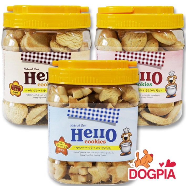 네츄럴코어 - 강아지 쿠키 비스켓 크래커 + 스페샬푸드4p 강아지수제쿠키