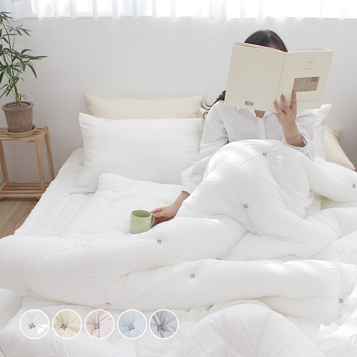 에센스 먼지없는 모달 100 부드러운 사계절 차렵이불