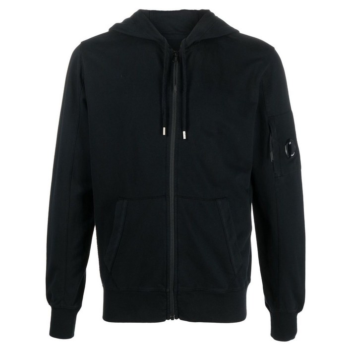 C.P.컴퍼니 로고 후드 집업