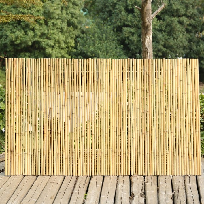 일본식 대나무 울타리 펜스 정원 나무 담장 화단 주택, 높이 120X길이 200