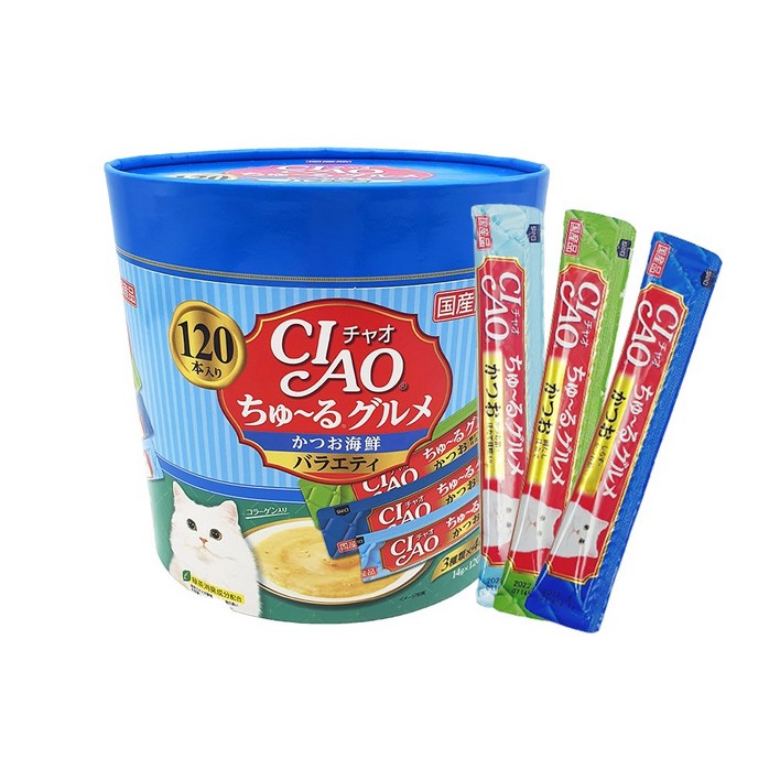 챠오츄르 구루메 버라이어티 고양이 간식 120p