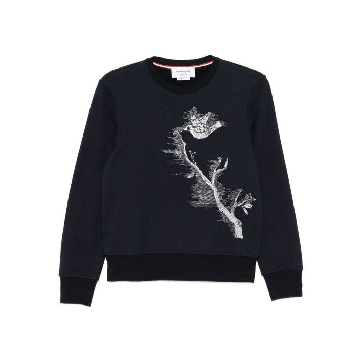 톰 브라운 자수 스웨트셔츠