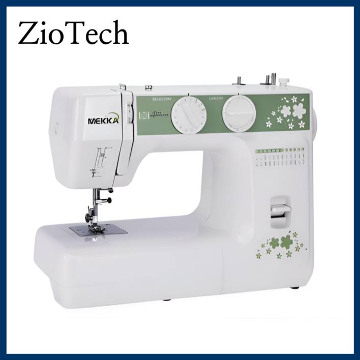 지오테크 재봉틀 미싱 미니 미싱기 오바로크 오버로크 자수미싱 가정용 재봉 오버록 자수 기계, 1세대(받침대미포함)