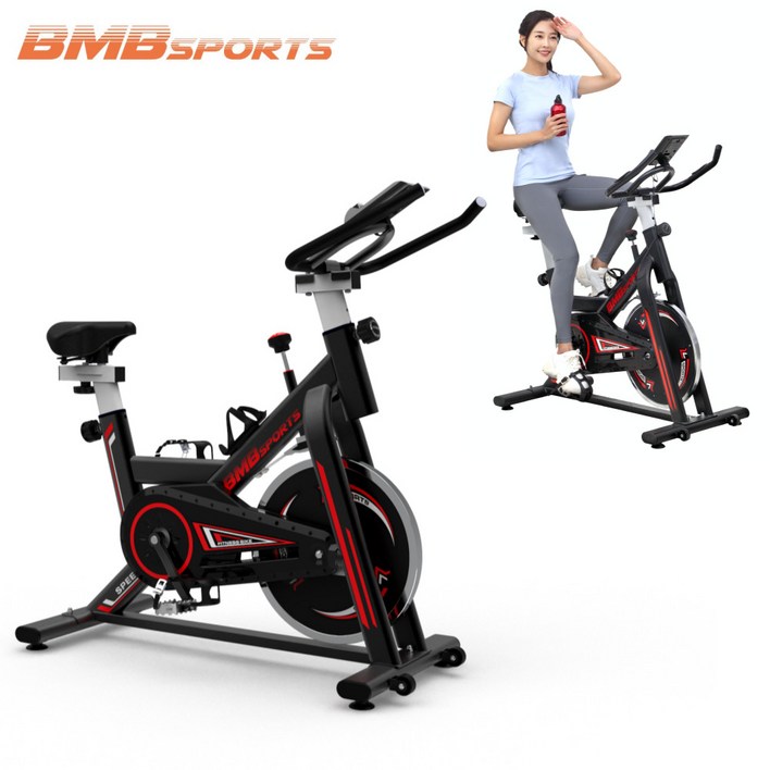 고정식 자전거 스핀바이크 가정용 실내 사이클 유산소 홈트 B, BSIX105AZ, 블랙