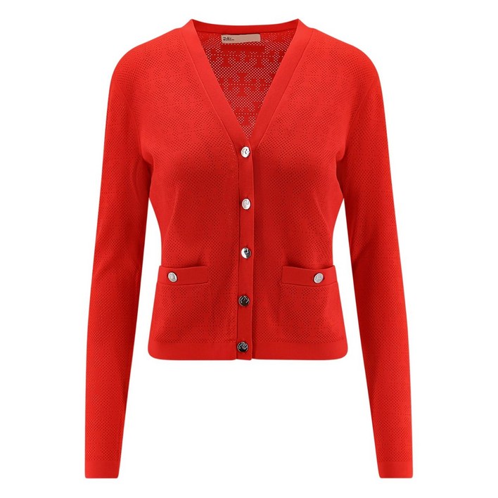 토리 버치 긴소매 포켓 가디건