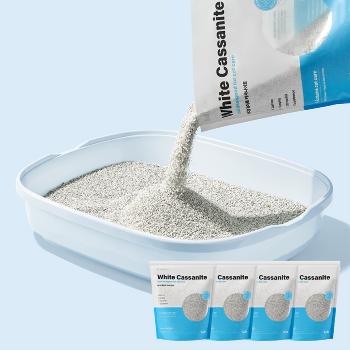 버디부 카벤샌드 케어모래 카사바모래 벤토나이트 활성탄 굵은입자