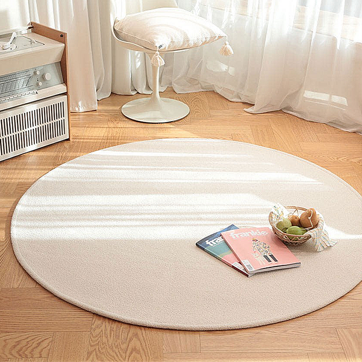 호이데코 워셔블 도트롱 원형 러그