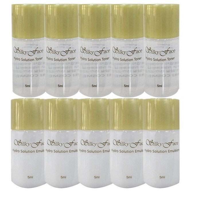 미니스킨 50개로션 50개 수미실키페이스 , 5ml, 샘플용 휴대용 여행용
