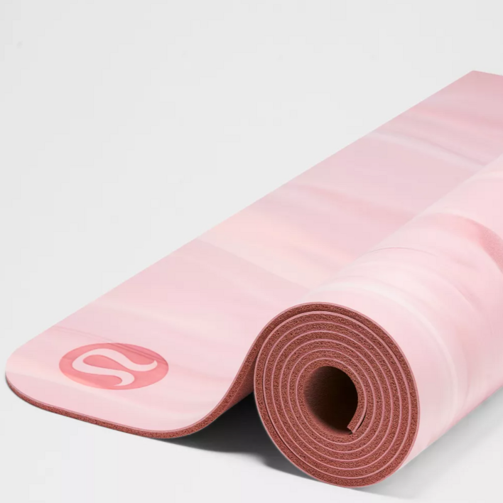 룰루레몬 더매트 요가매트 필라테스 헬스장 홈트 안밀리는 고급 천연고무 재질 매트두께 5mm 논슬립 운동매트 마블