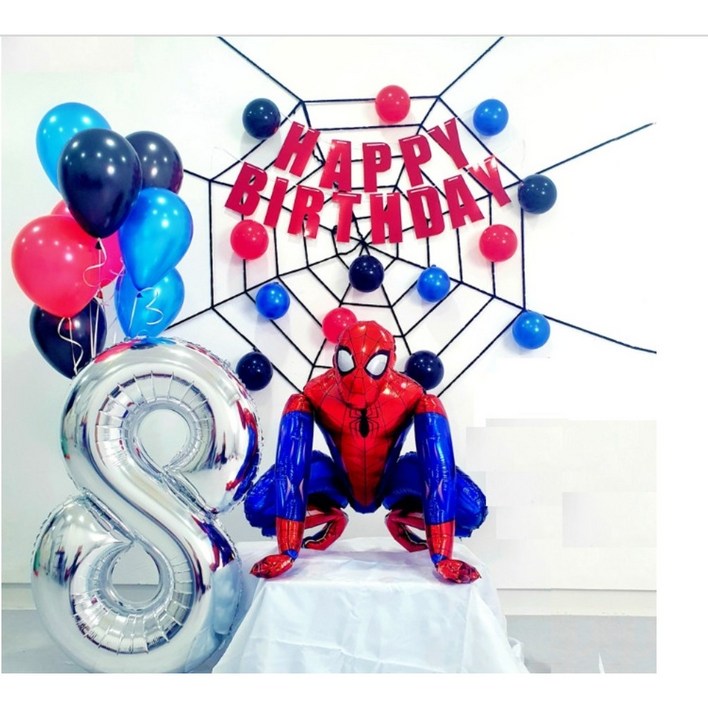 3D스파이더맨풍선 세트 대형 남아 생일 파티 아들 남아 장식 어린이집 행사 남편 선물 3D스파이더맨풍선 세트 대형 남아 생일 파티 아들 남아 장식 어린이집 행사 남편 선물