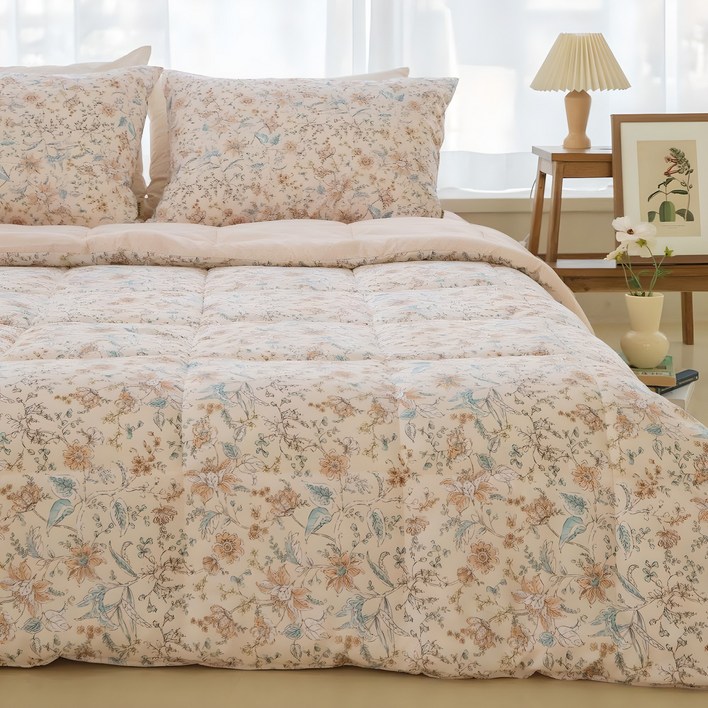 바자르 헤이즈 마이크로화이버 사계절 워싱 차렵이불