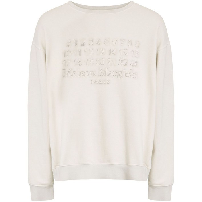 메종 마르지엘라 크루 넥 스웨트셔츠