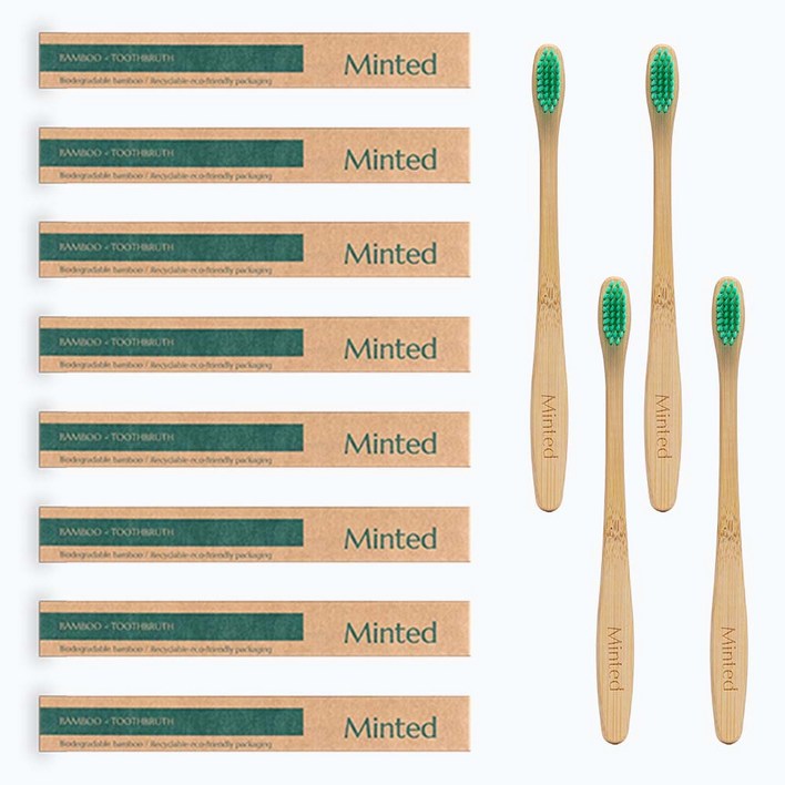 민티드 대나무 칫솔