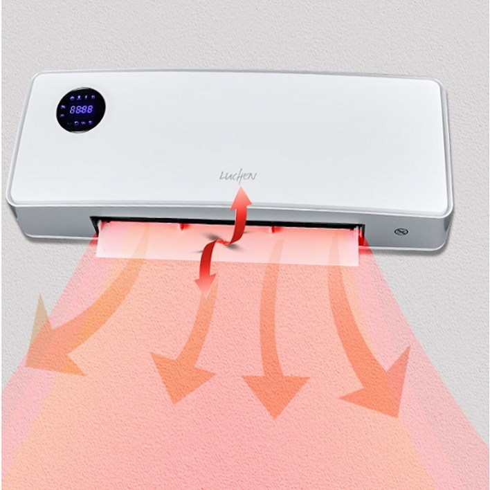 루첸 온풍기 벽걸이 침실 원룸 작은방 아이방 히터 난방 pct
