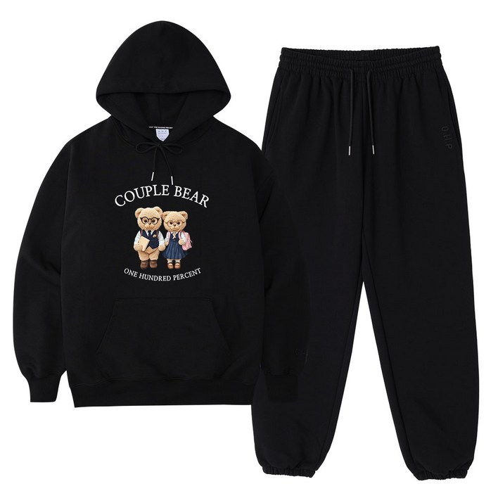 O.H.P원헌드레드퍼센트 작품을 입는다 오버핏 헤비 후드조거팬츠 셋업 BEST6