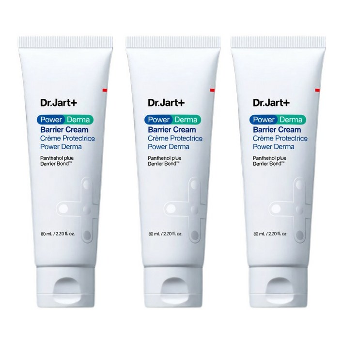 닥터자르트 NEW 파워 더마 베리어 크림, 3개, 80ml