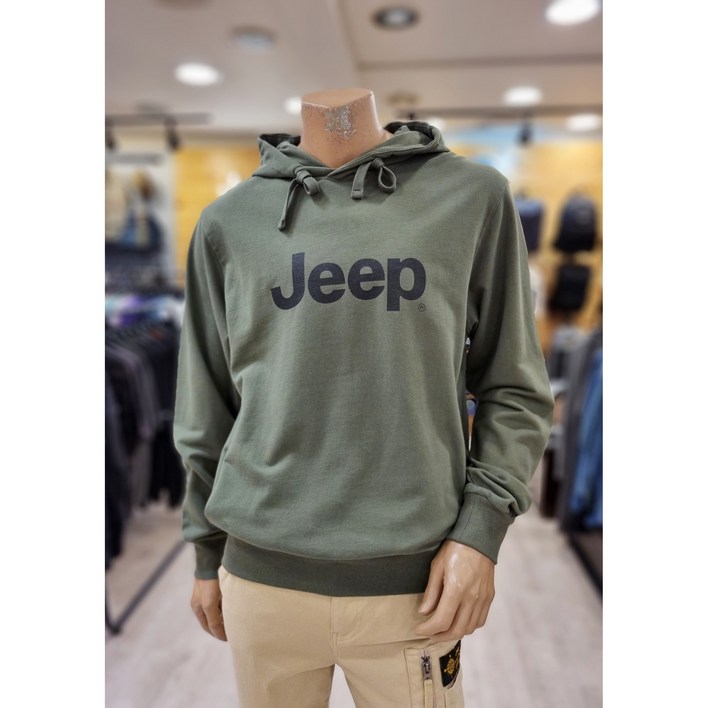 지프 불광점(기간한정 65%할인)  남여공용 JEEP@ 로고가 @큰 *후드*스타일*티셔츠 JM3THU001
