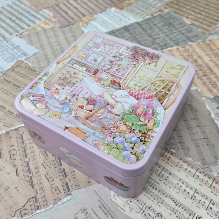 앨리스앤 사각 틴케이스 소품 보관함 5종