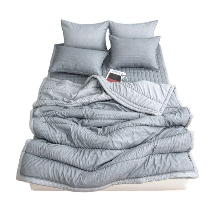 피치 먼지없는 국산 차렵이불 세트 SSQ