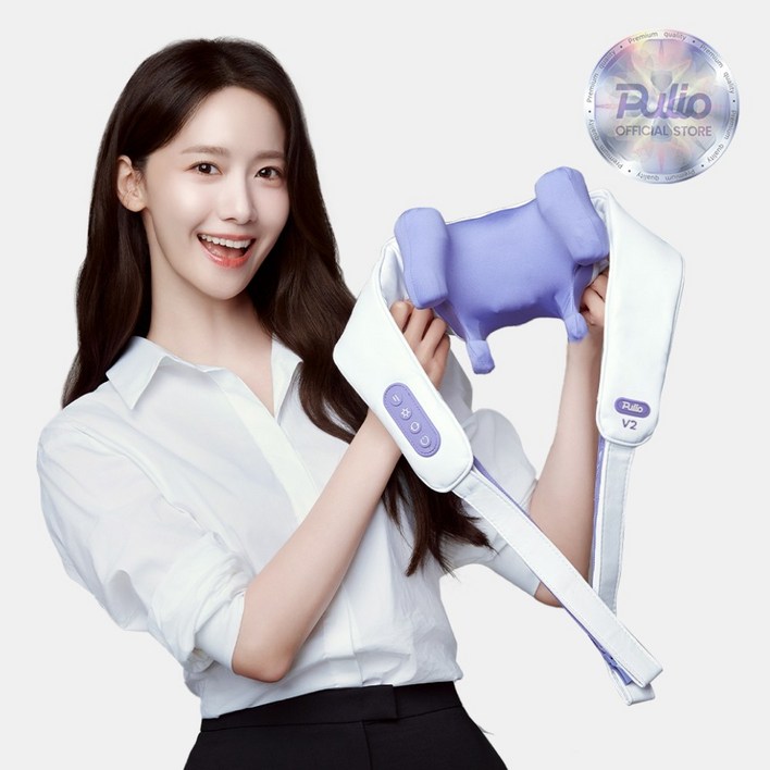 풀리오 본사 풀리오 목 어깨 마사지기 V2 온열 지압 무선 찜질 안마기