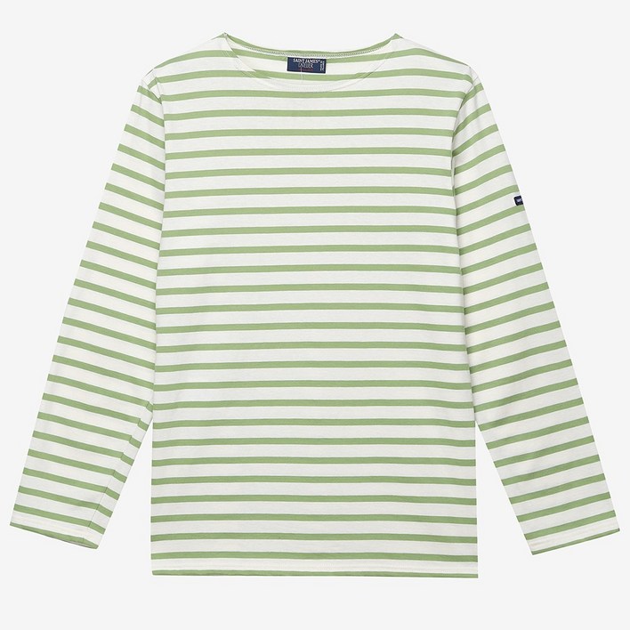 세인트제임스 밍콰이어 긴팔티셔츠 Minquiers 18 EcruLime