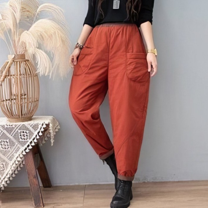 [비니브] 포그니 컬러 겨울 솜바지 2종 세트 홈쇼핑 노출 상품