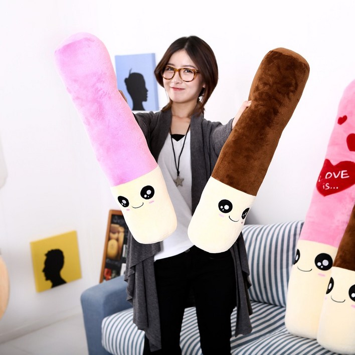 드림에버 러브 빼빼로 대형 롱쿠션 인형 110cm 60cm 커버분리  (옵션선택 필수)