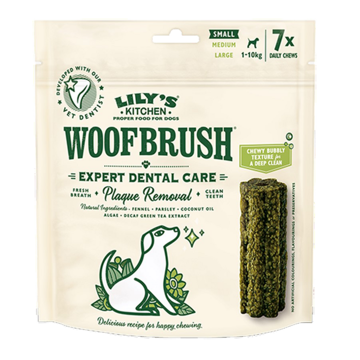 LK 릴리스키친 우프브러쉬 스몰 강아지 덴탈껌 비건 구강케어