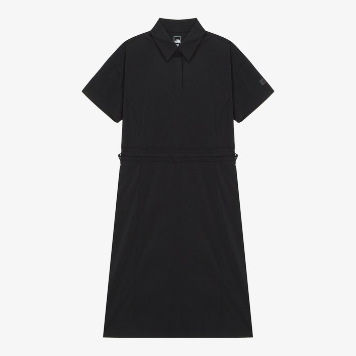 매장판 노스페이스 여성 프로스트 우븐 롱 카라 원피스 블랙 NT7ZR32A