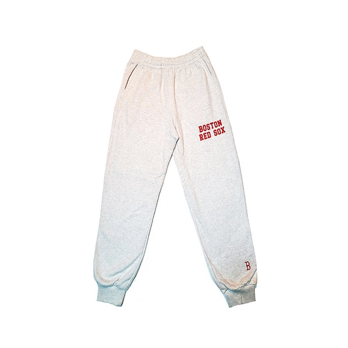 MLB 남녀공용 바시티 로고 조거팬츠 3APTV013143MGL