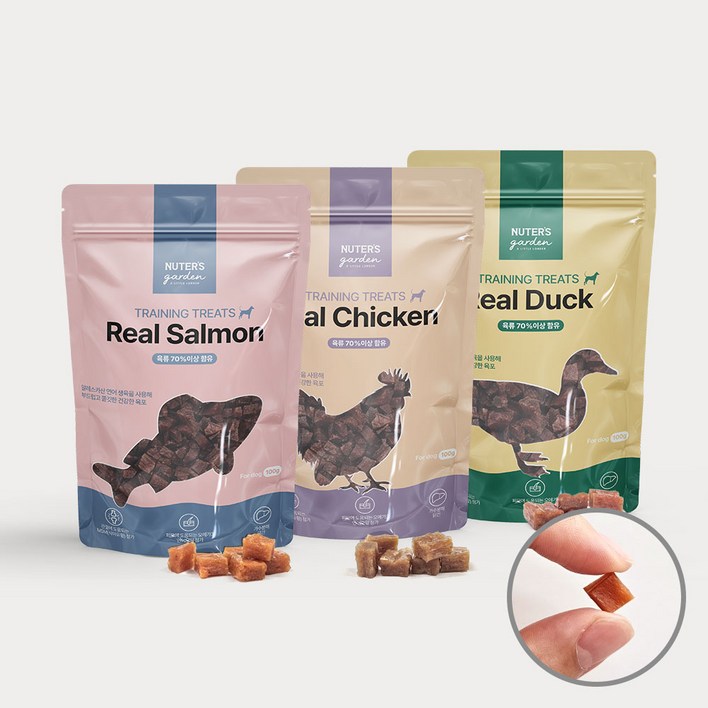 누터스가든 트레이닝 트릿 강아지육포 노즈워크 보상 간식